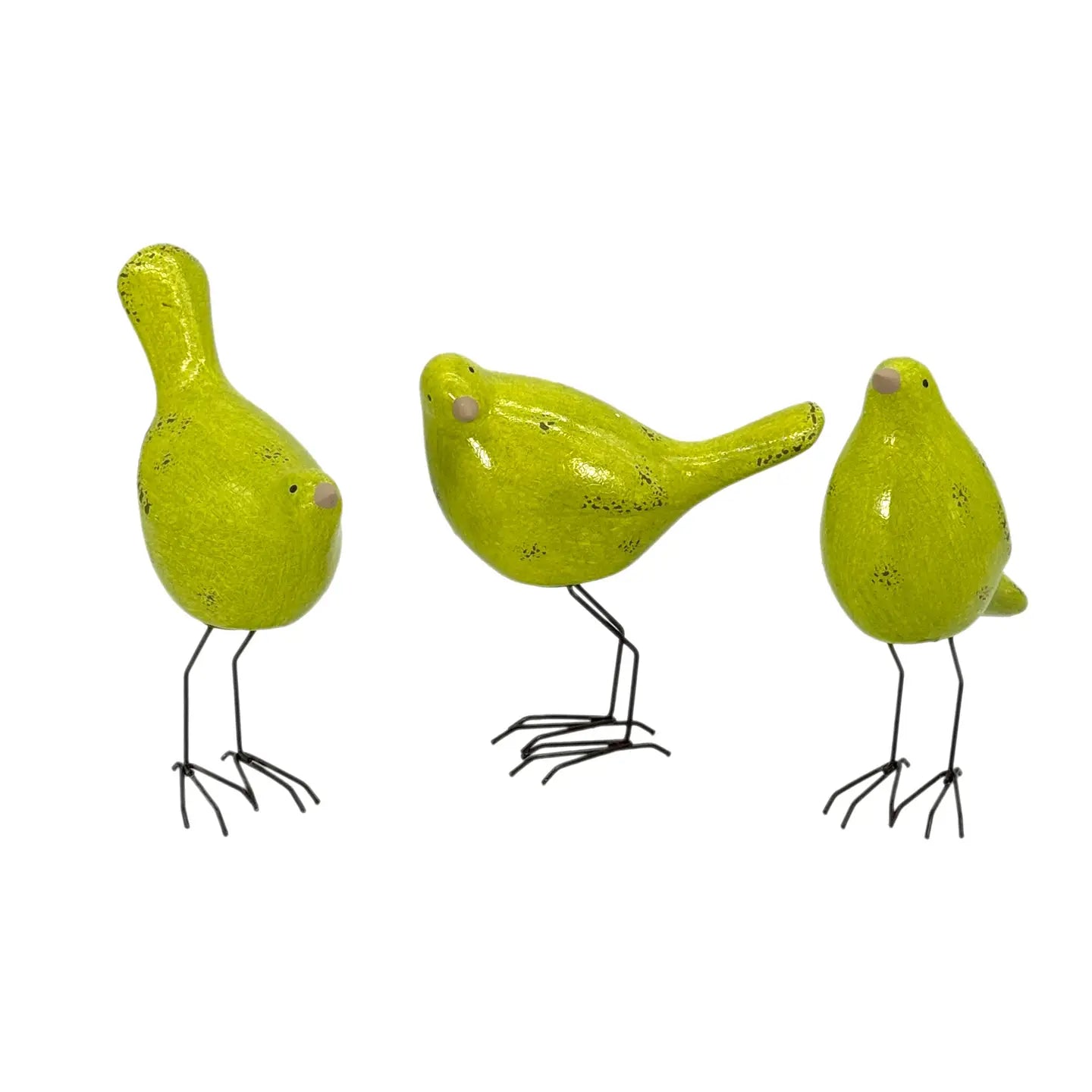 Spring and Easter Little Bird, green 9.5" tall