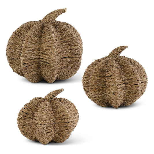 Large Brown Papyrus Reed Pumpkin