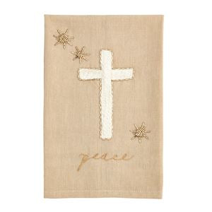 Chrisdtma CROSS EMBROIDERED TOWEL