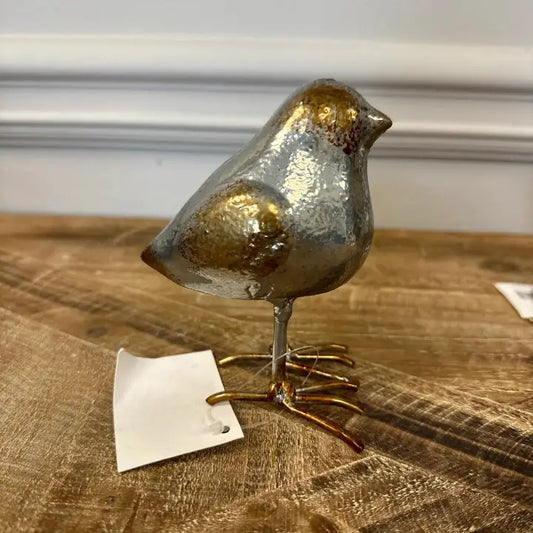 Large Cast Iron Bird Table Decor