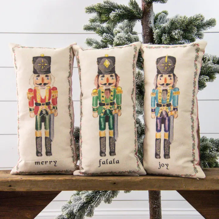 Christmas  Pillows - Christmas Nutcrackers