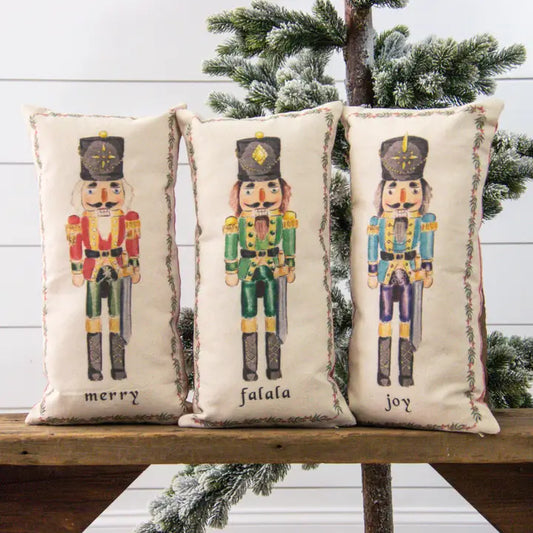 Christmas  Pillows - Christmas Nutcrackers