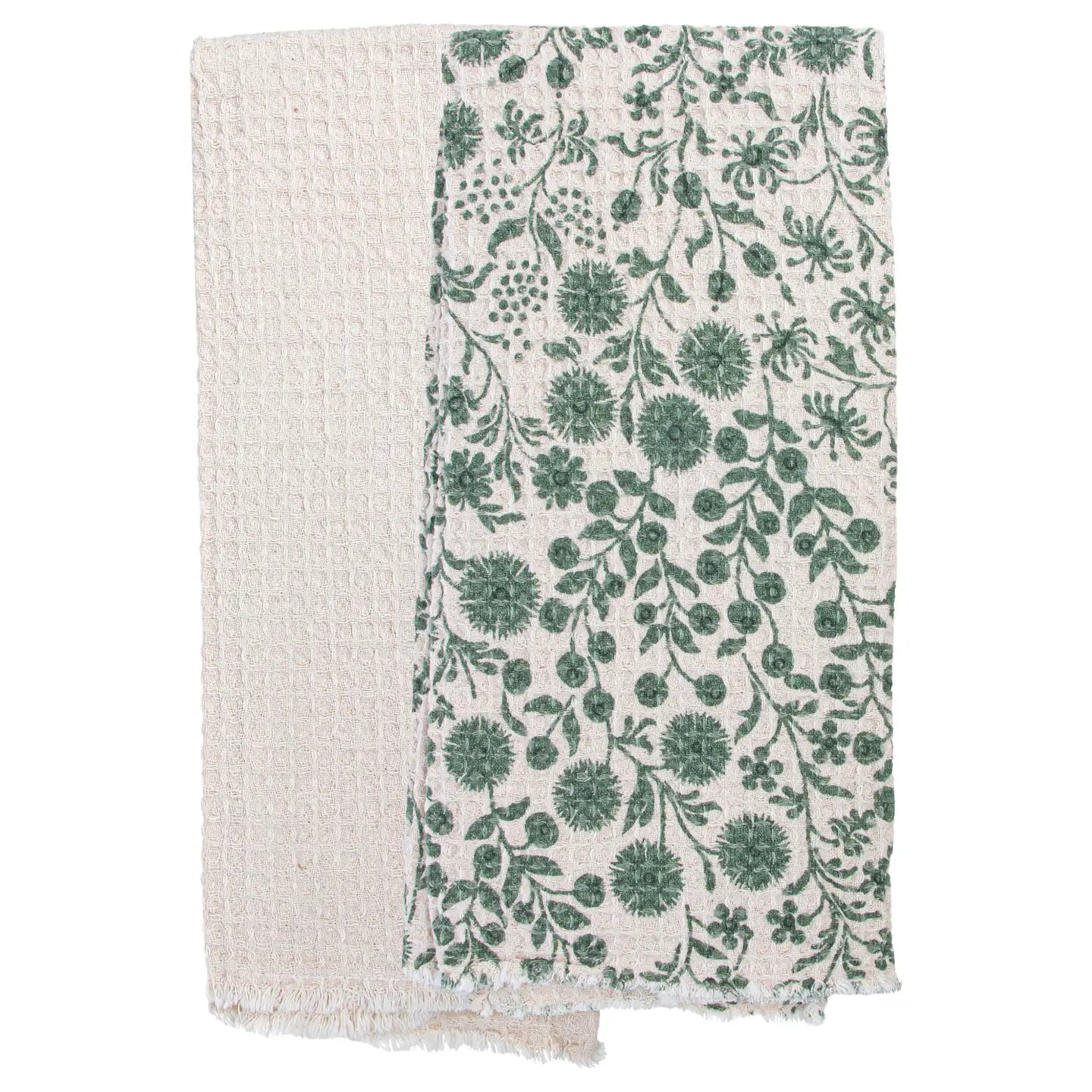 Sage Dandelions Tea Towels Set of 2