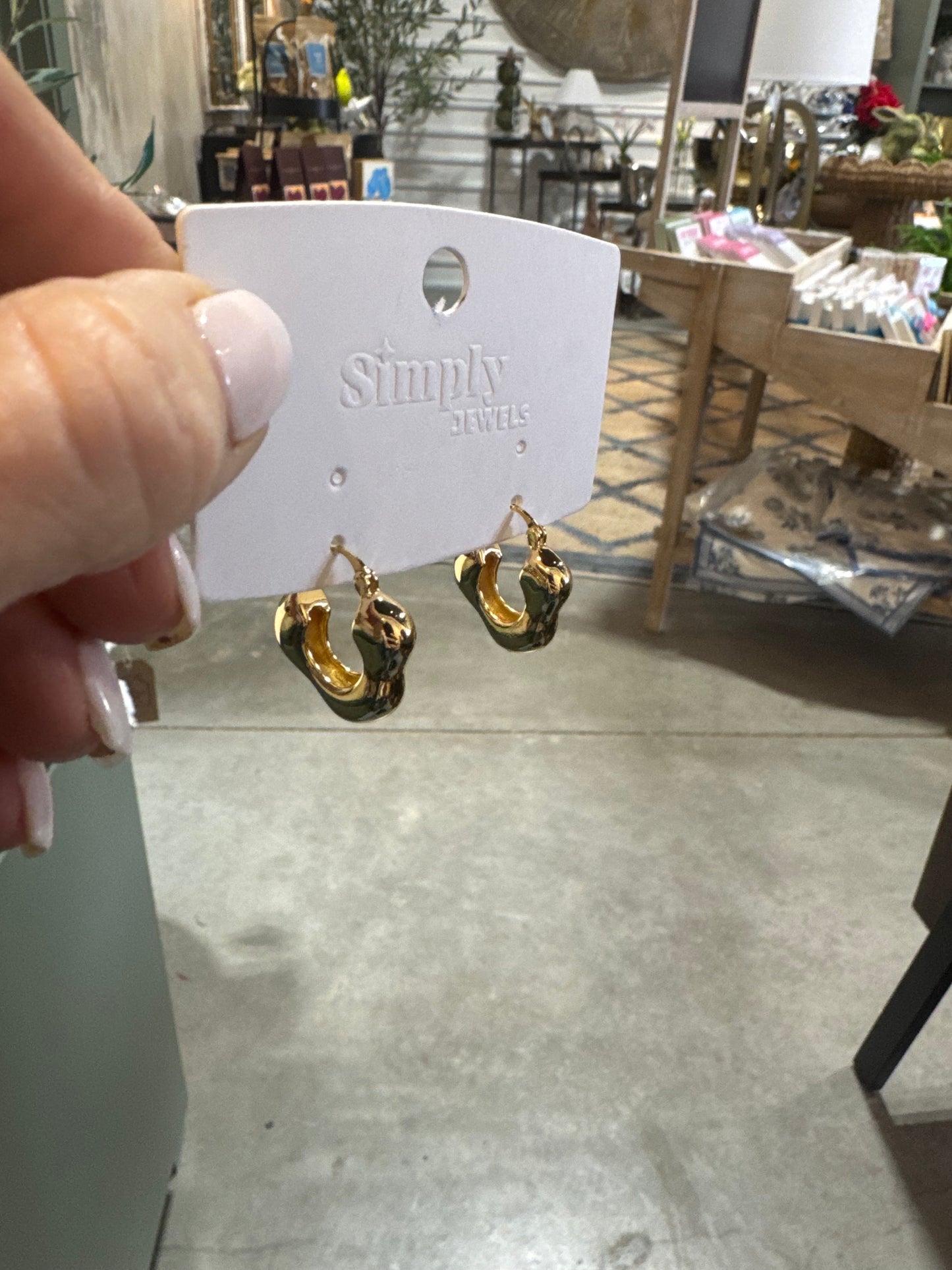 Gold Clover Earring