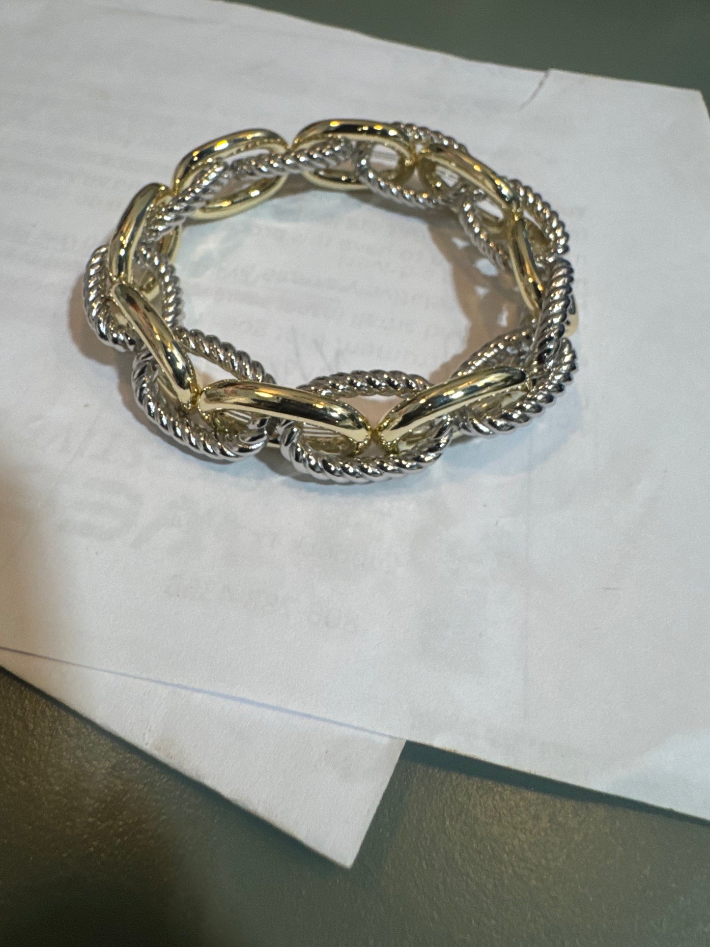 Gold/Silver Chain Bracelet