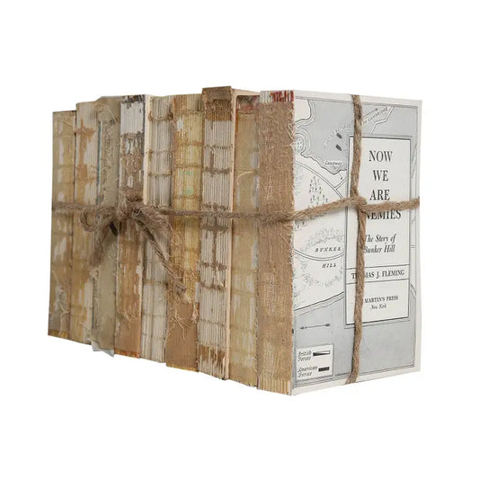 Decorative Tan Book - Vintage Paper & String