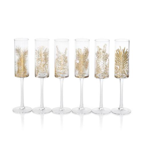 Golden Fir Celebration Flutes, Min.
