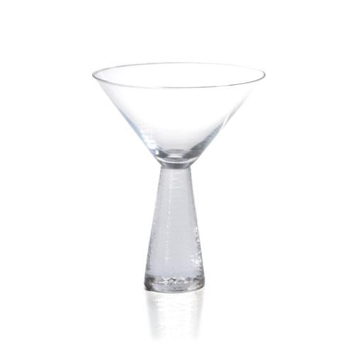 Livogno Martini Glass on Hammered Stem,