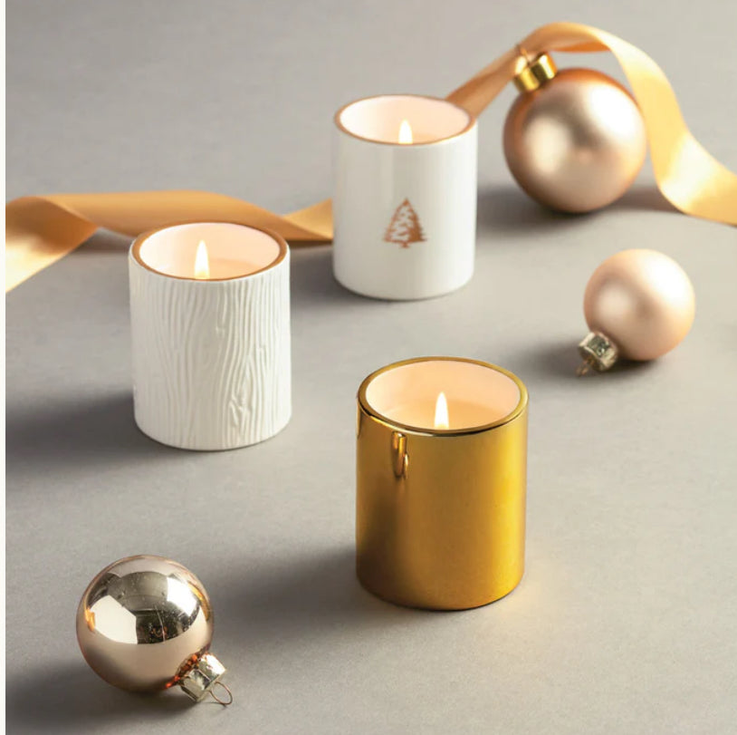 Frasier Fir Gilded Poured Candle 3oz  Trio Set,