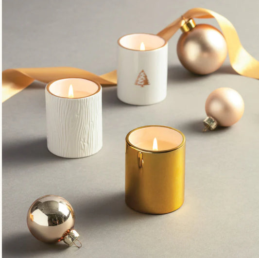 Frasier Fir Gilded Poured Candle 3oz  Trio Set,