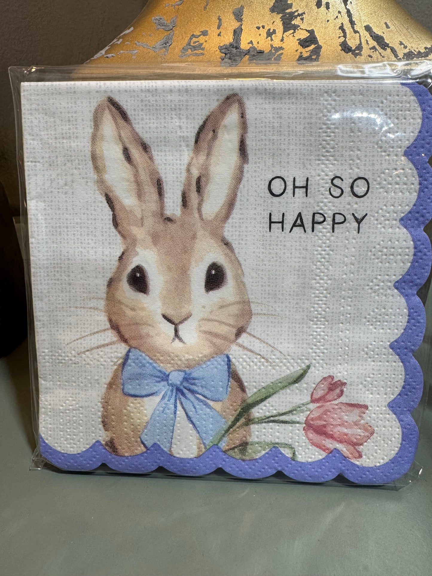 Bunny Face Paper Napkin (12 Napkins)