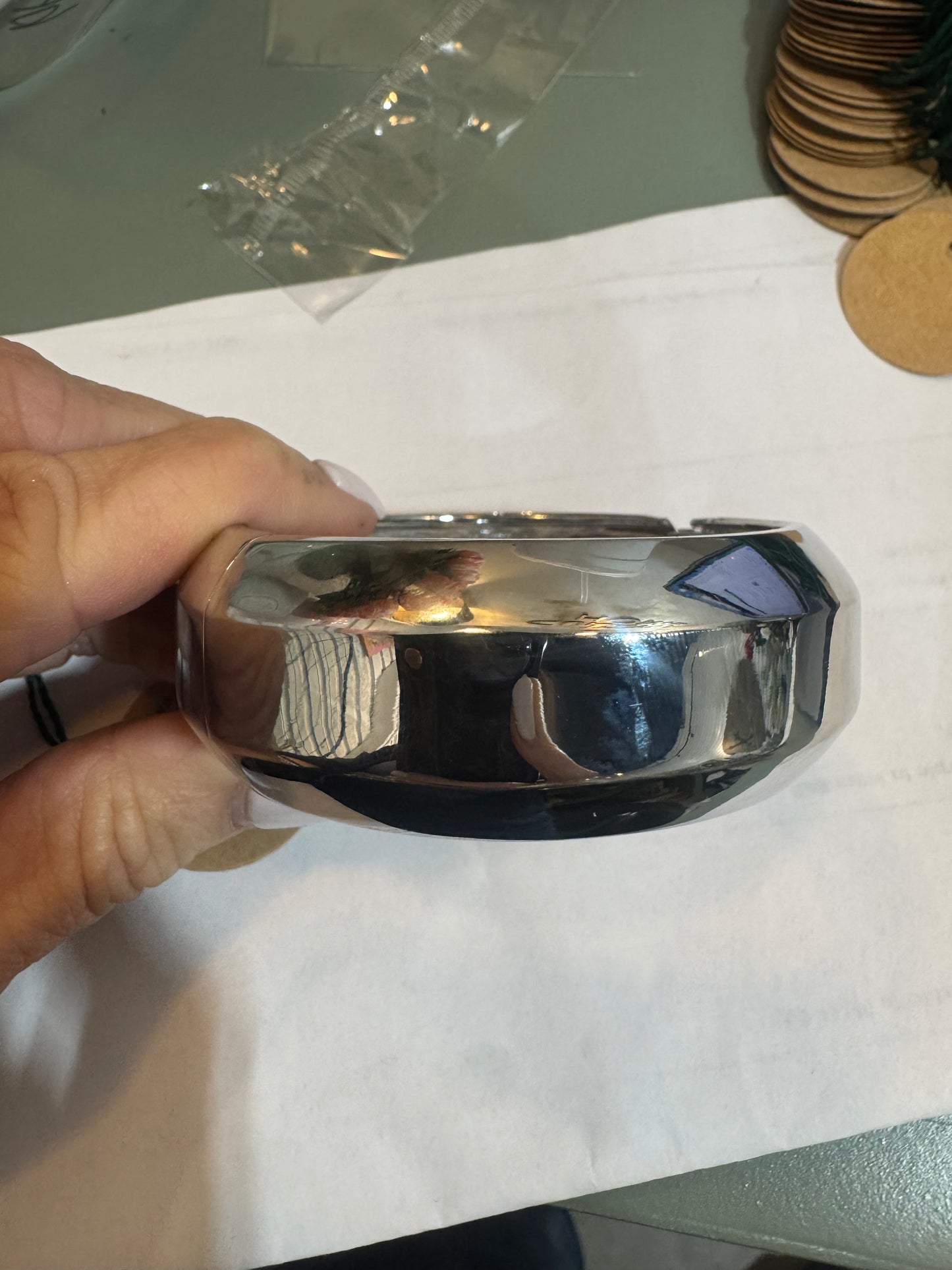 Silver Bangle Bracelet