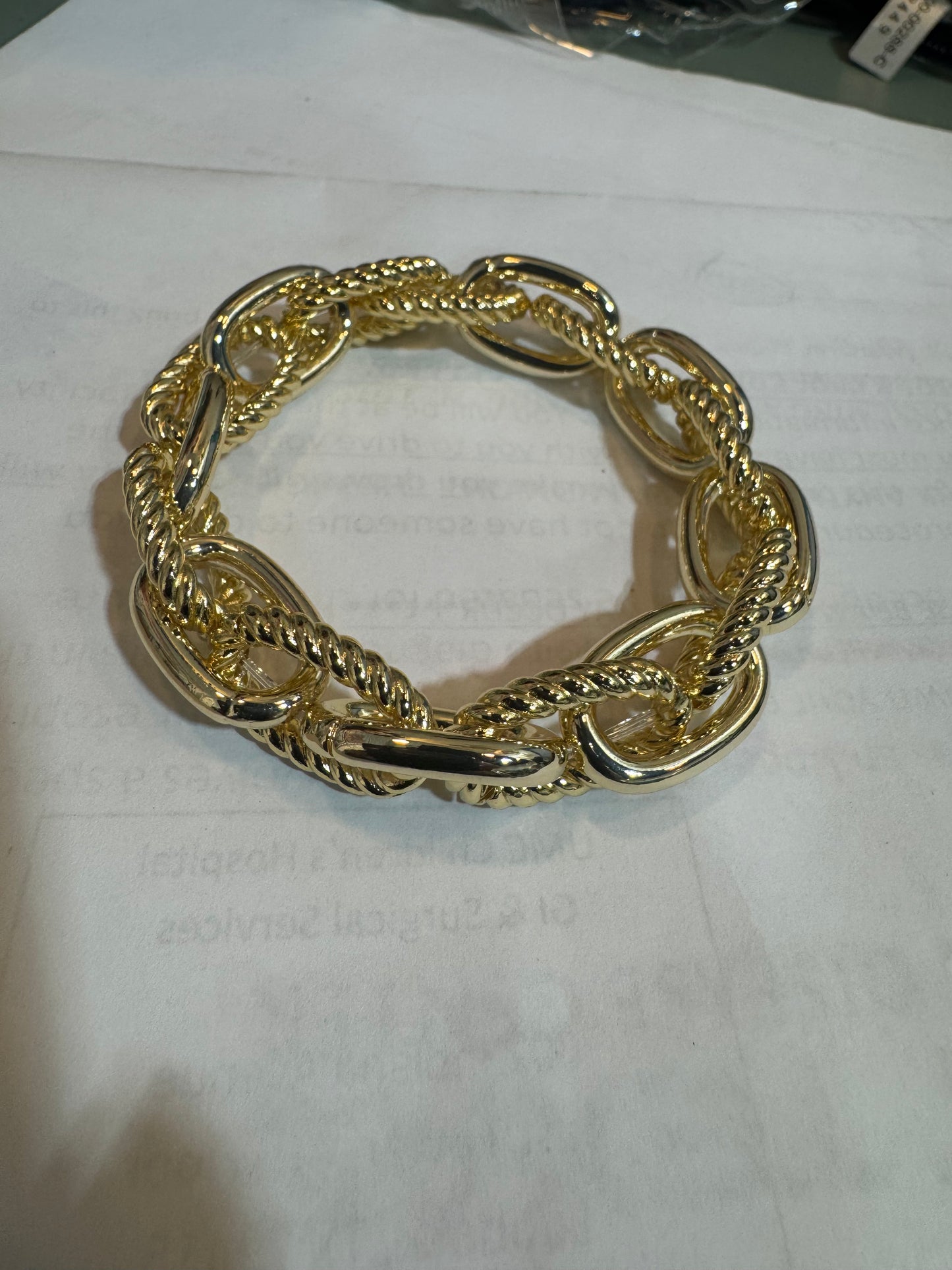 Gold Chain Bracelet