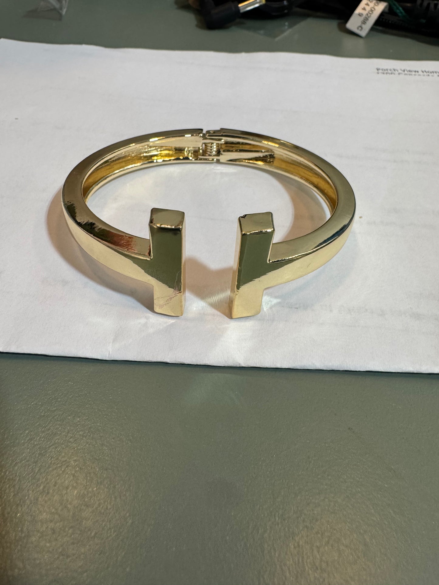 Gold Bangle Bracelet