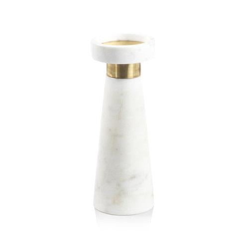 Large Marmo Marble Pillar Holder- 10"