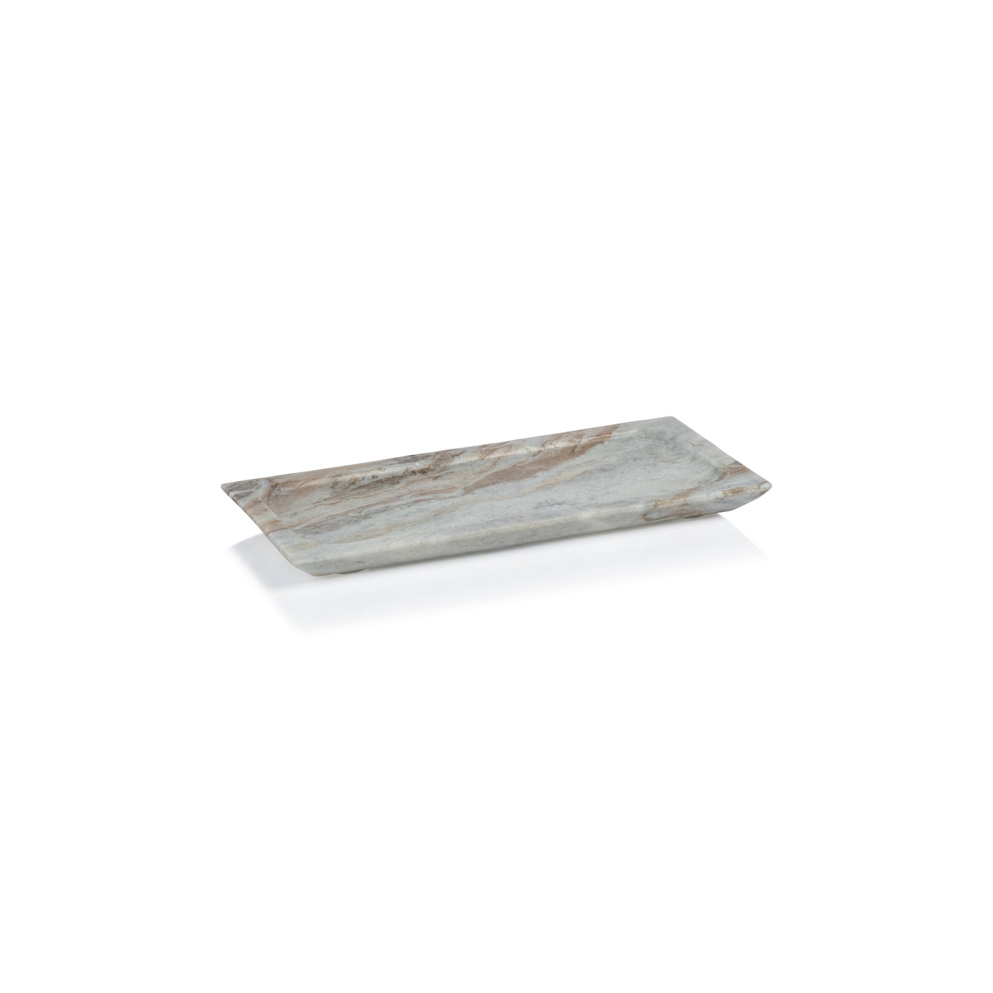 Small Arabescato Marble Tray 11" x 5"
