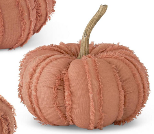 Medium Orange Fringe Pumpkin