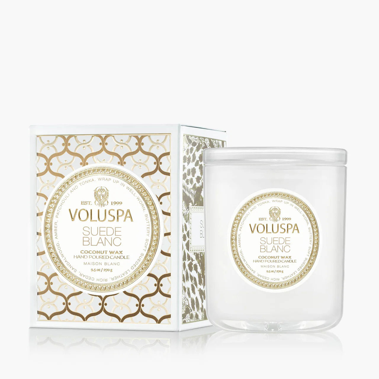 Voluspa Suede Blanc 9.5oz