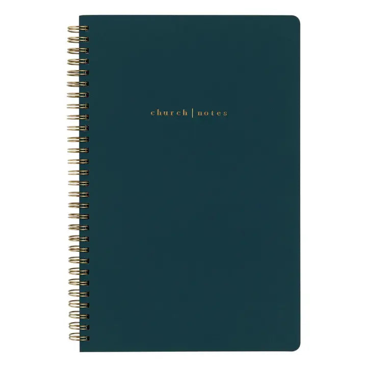 Church Notes Navy Blue Book
