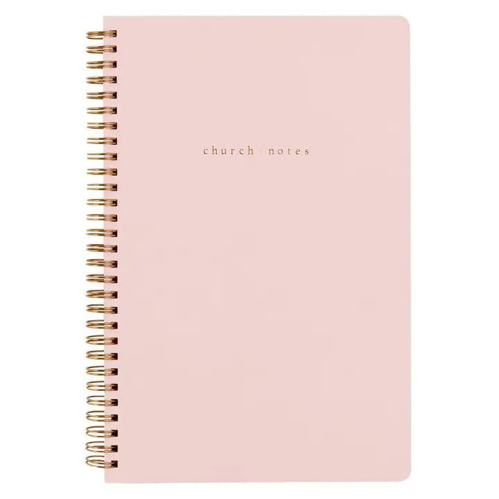Church Notes Pink Notebook