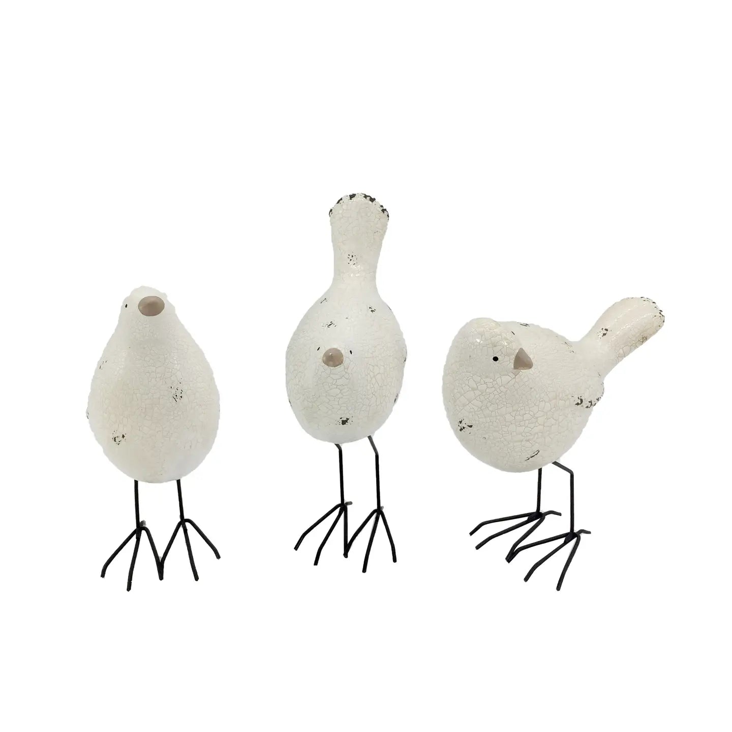 Spring and Easter Little Bird, white, 9.5" tall