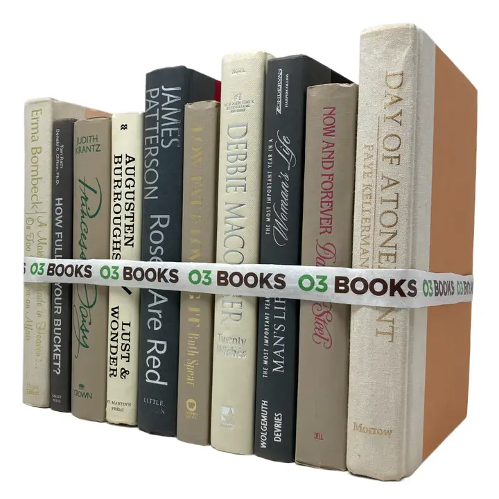 Tan/Sand Decorative Books