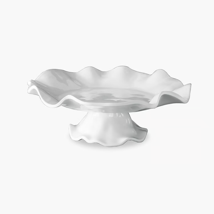 Havana Pedestal Cake Plate (White) Beatriz Ball