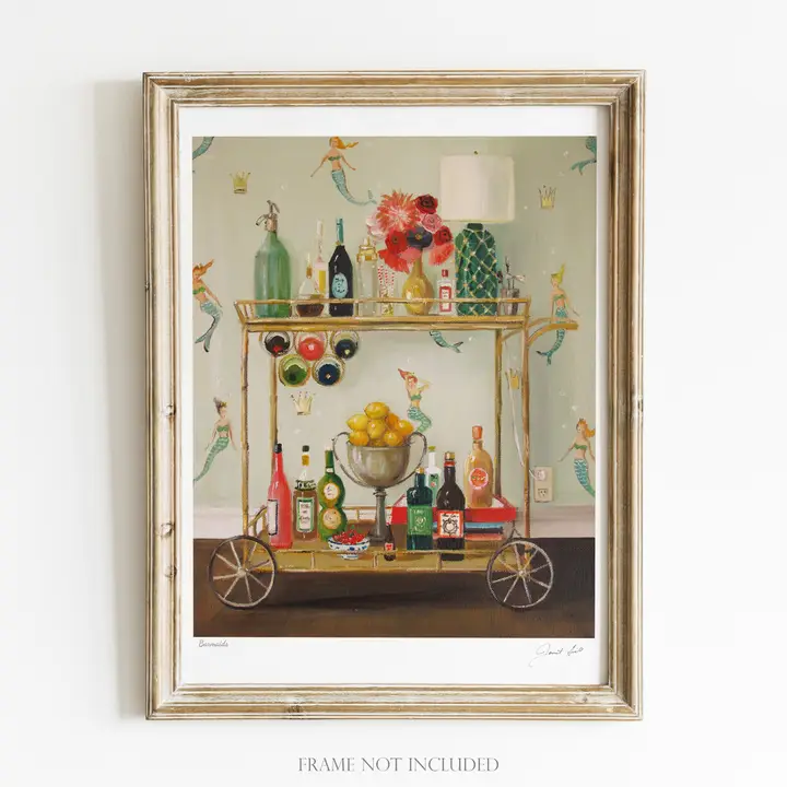 Barmaids Art Print - 8.5 X 11