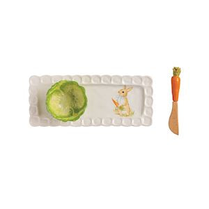 Bunny Tray & Cabbage Tidbit Set