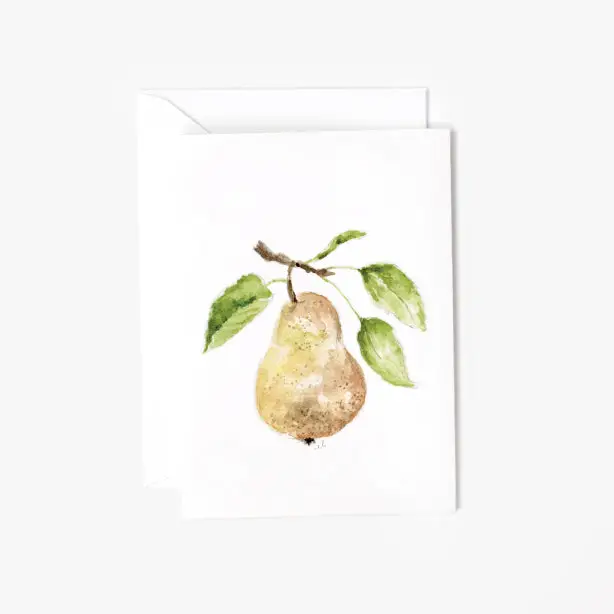 Pear Mini Notecard