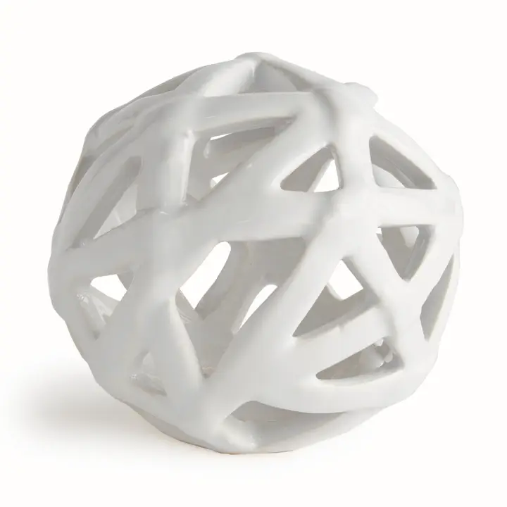 Alicia Orb Small, White