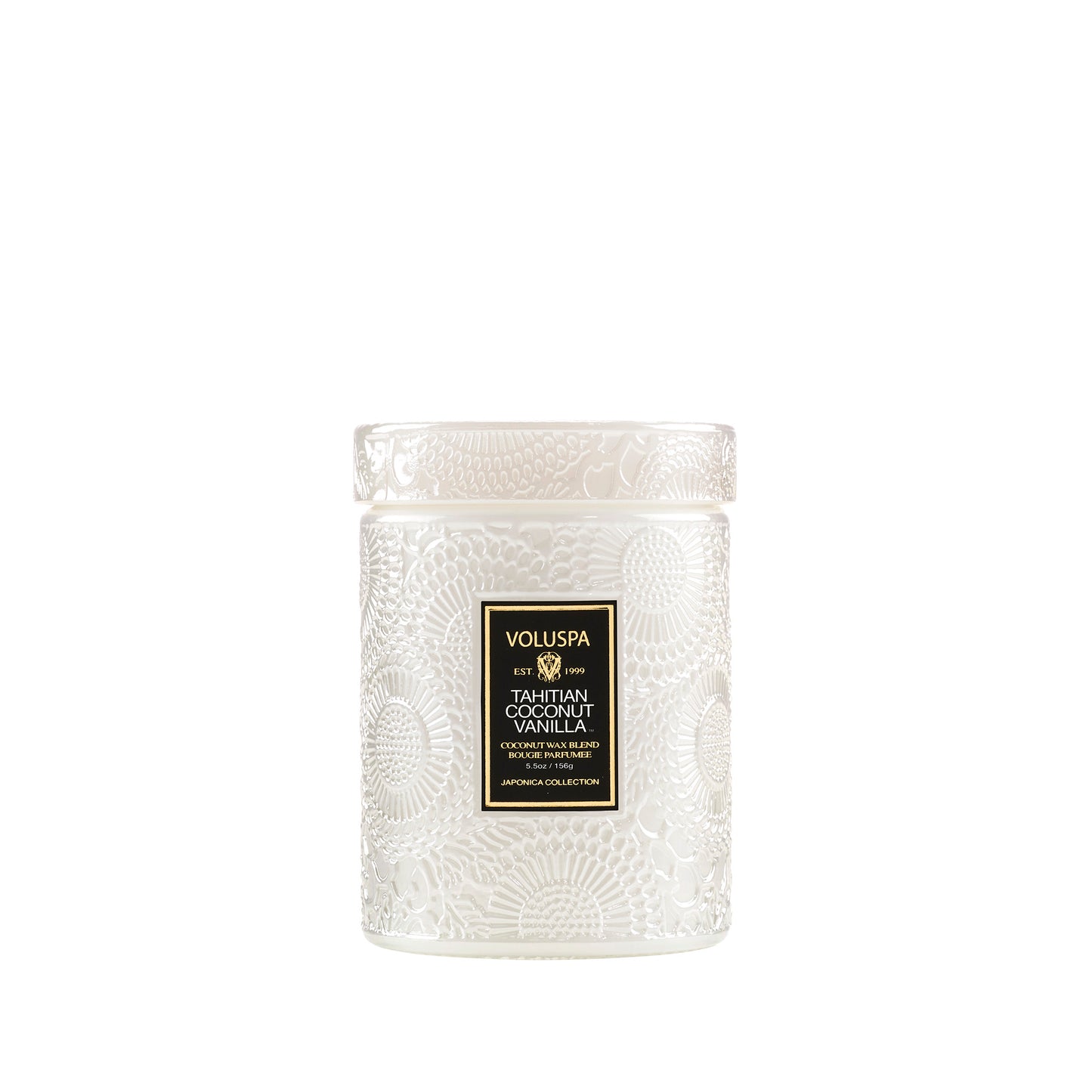 Valuspa 5.5oz Tahitian Coconut Vanilla Candle