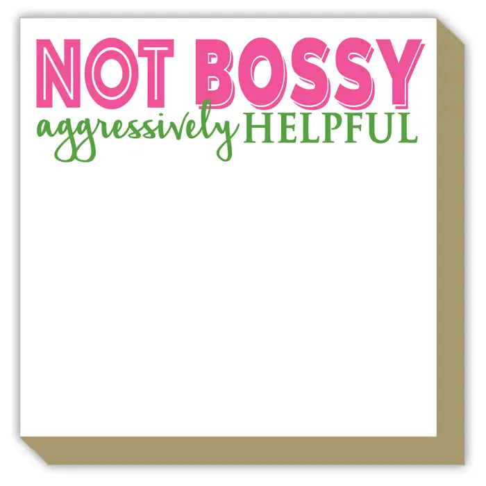 short stack notepad not bossy aggressively helpful