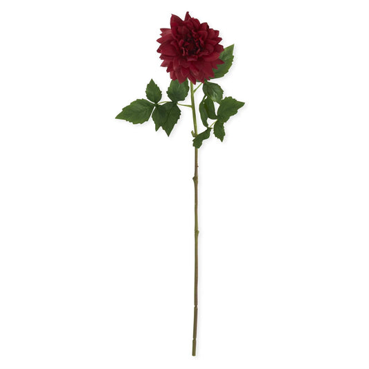 29 Inch Red Real Touch Dahlia Stem