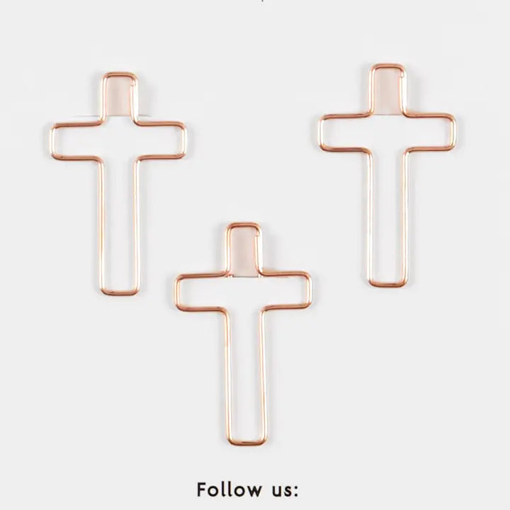 Church Notes Cross Clips