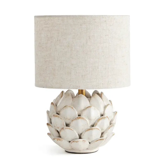 Cream Artichoke Lamp