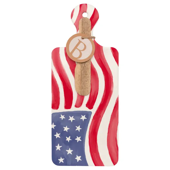 stars & stripes cuterie set