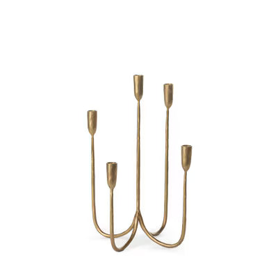 Forged Iron Candelabra Short