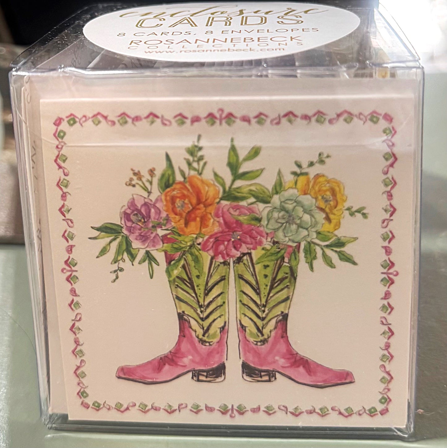 Enclosure Cards-Boxed Set-Western Boots Collection