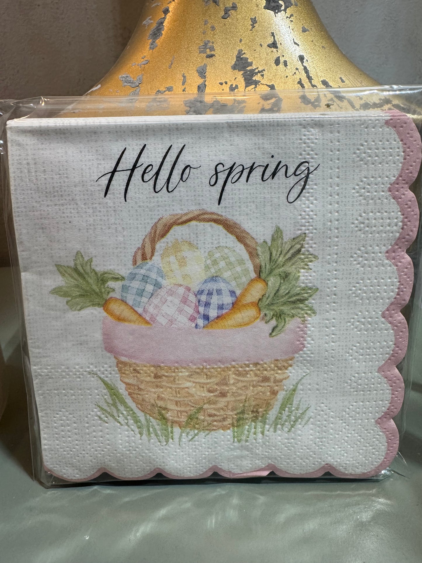 Hello Spring Napkins (12 Napkins)