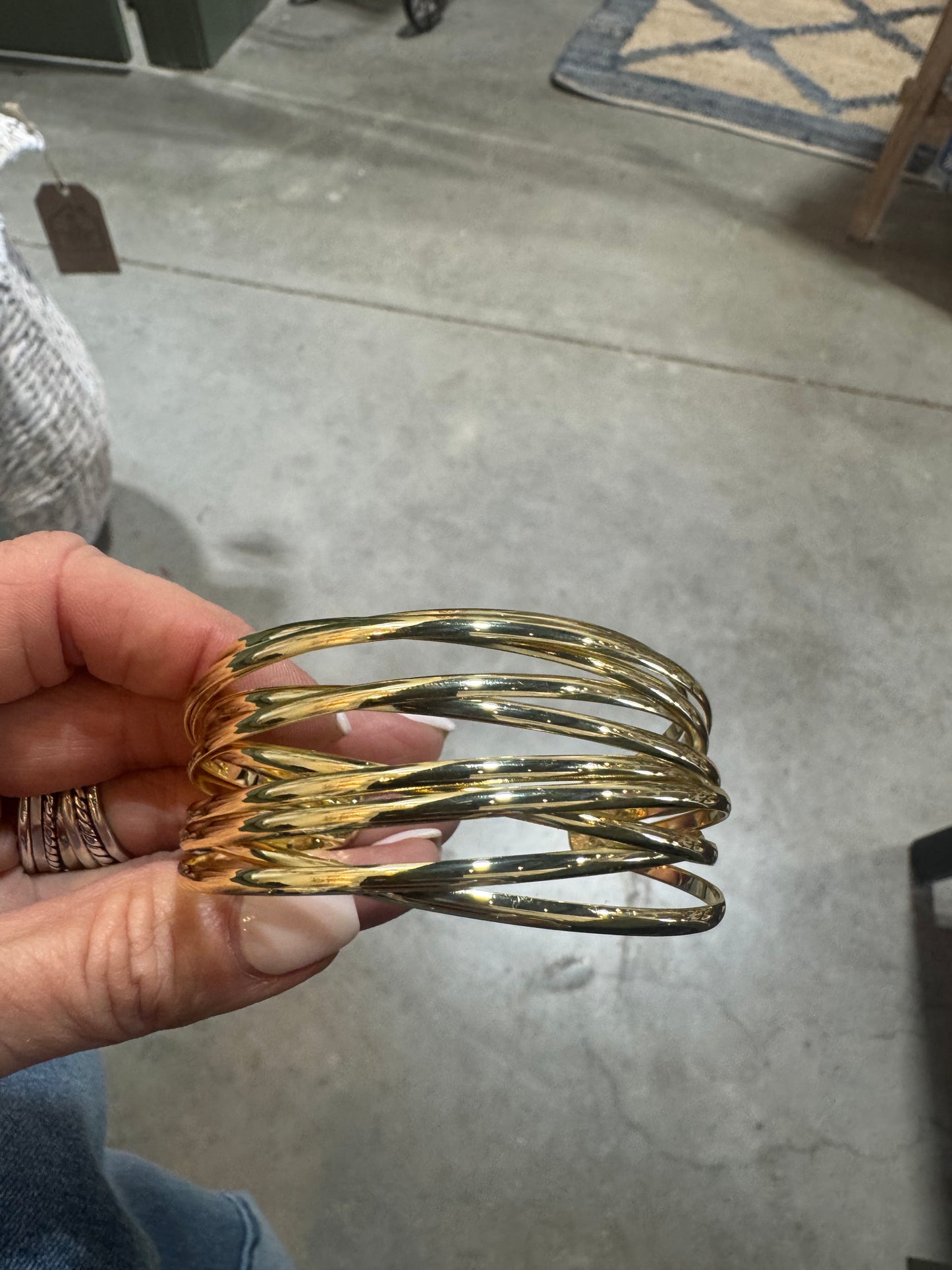 Gold Twig Cuff bracelet