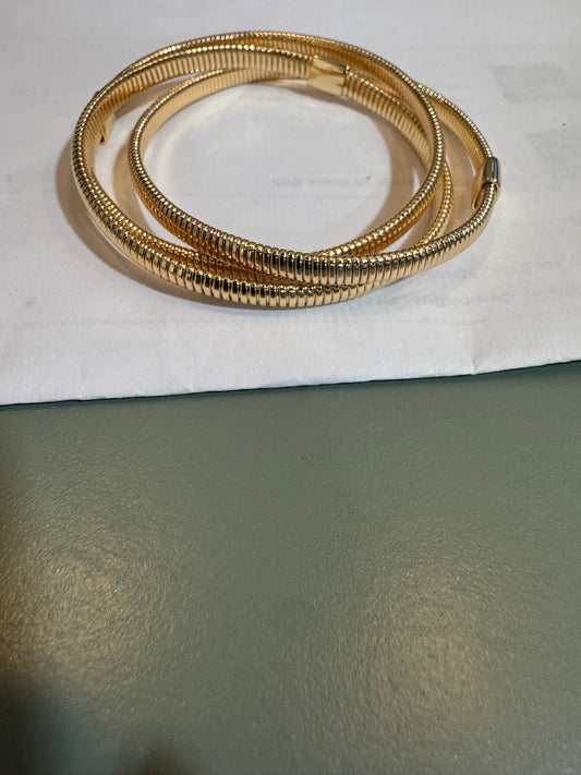 Gold Small Bangles Set of 3