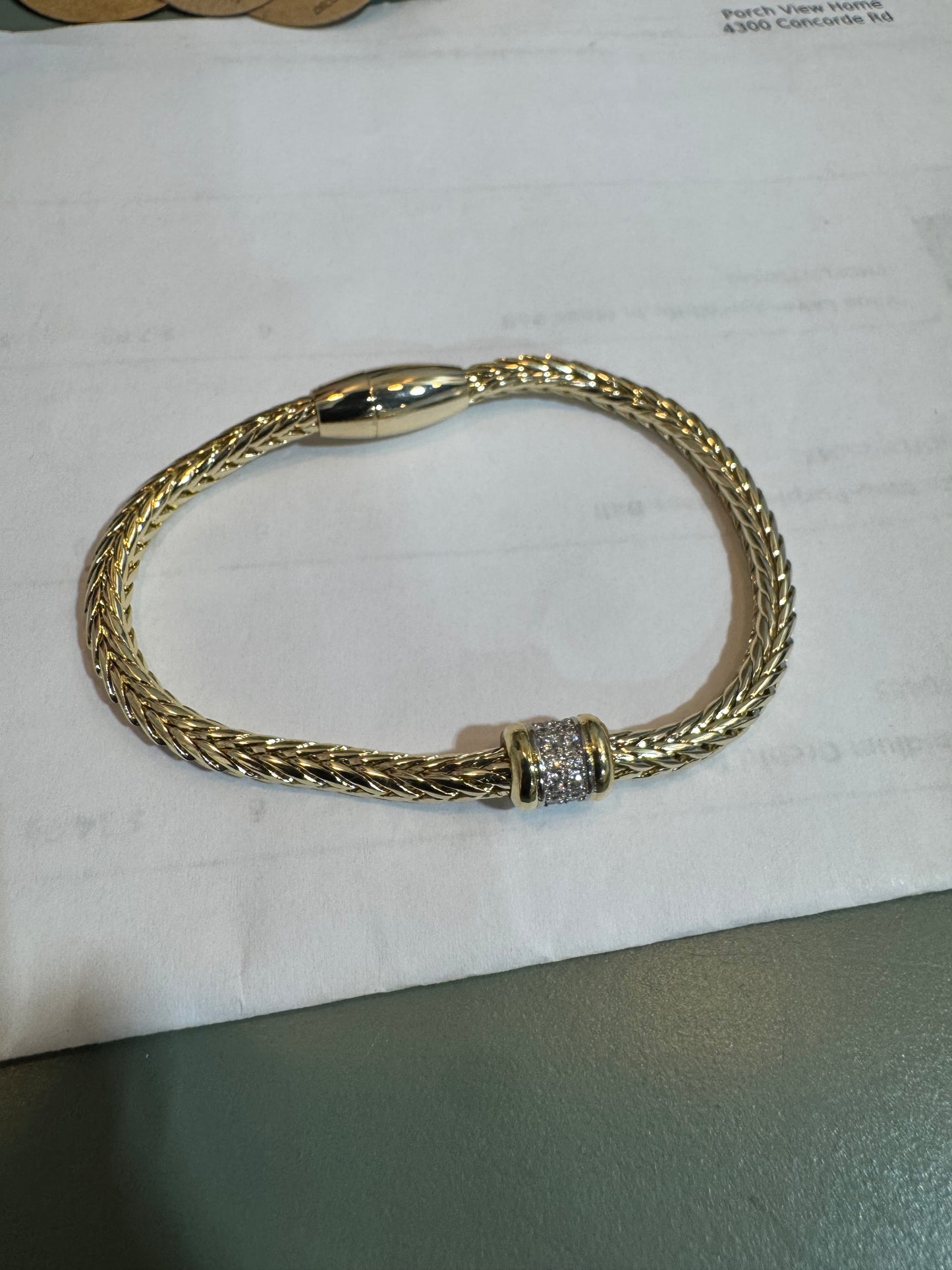 Herringbone Chain Bracelet