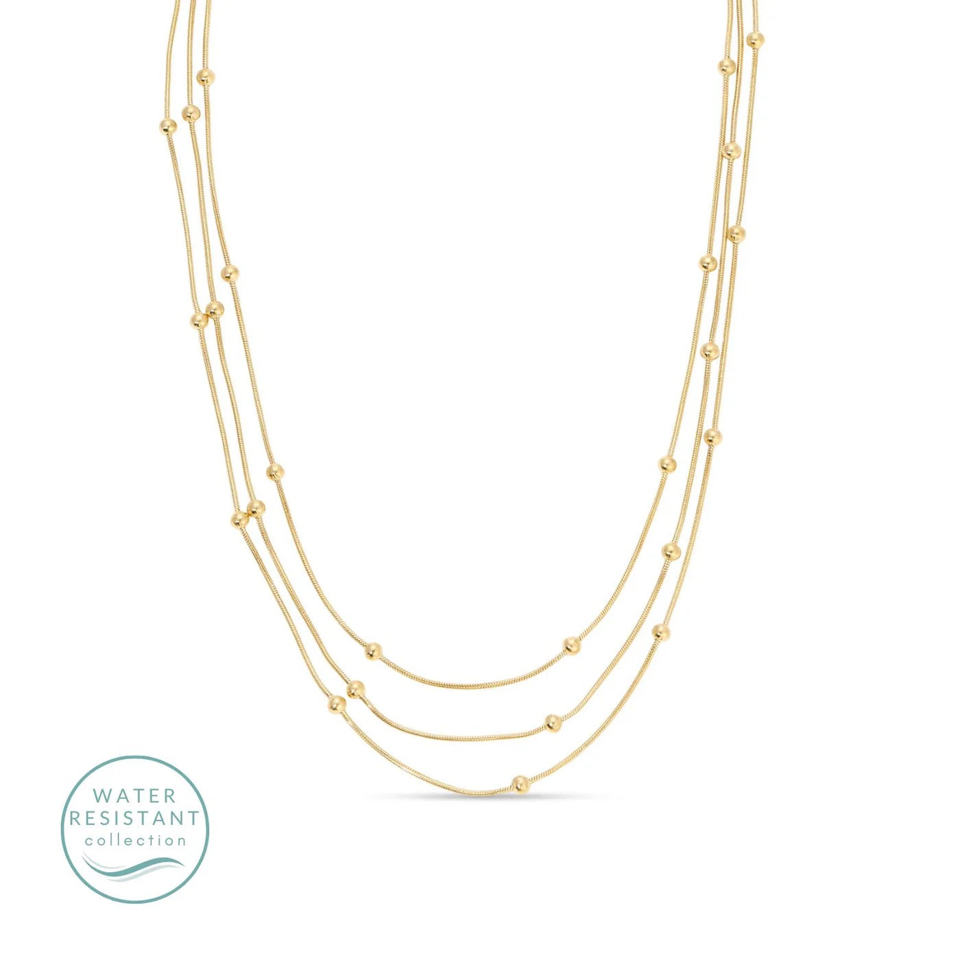 simplicity layered up, tripe layer necklace