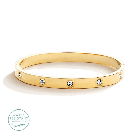 sparkle hinged bracelet