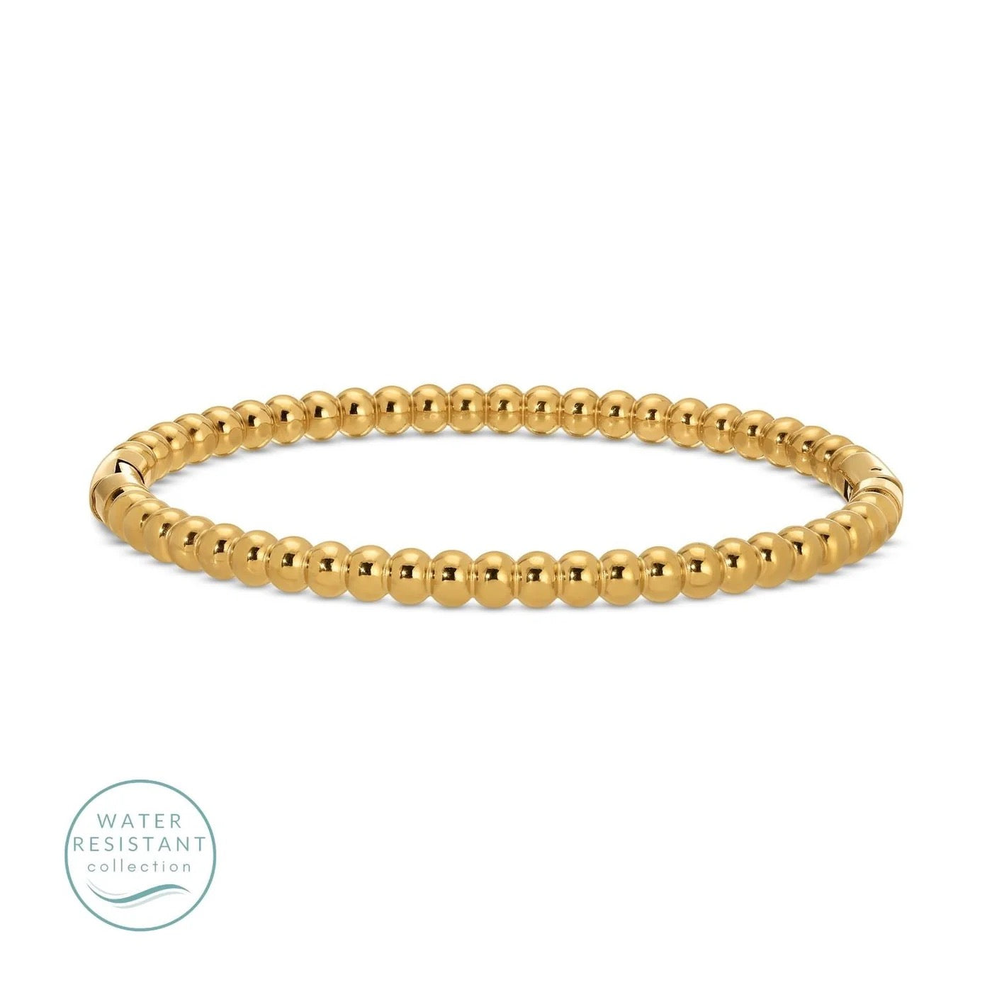 bracelet faux bead hinged bangle