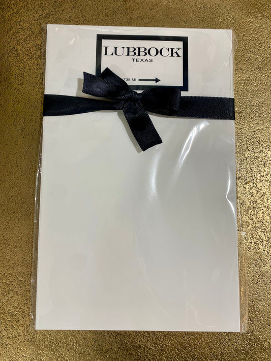 Lubbock TX 5X8 Notepad