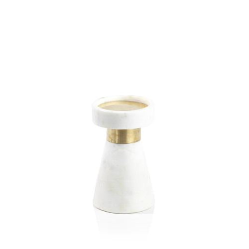 Small Marmo Marble Pillar Holder- 6