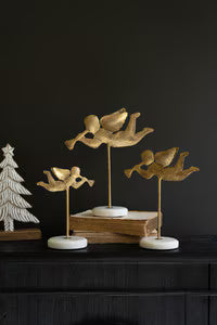 Christmas Large Tabletop Angels on Marble Base