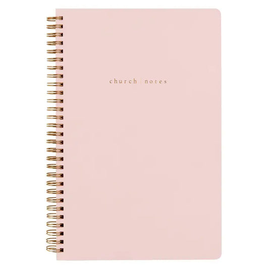 Church Notes Pink Notebook